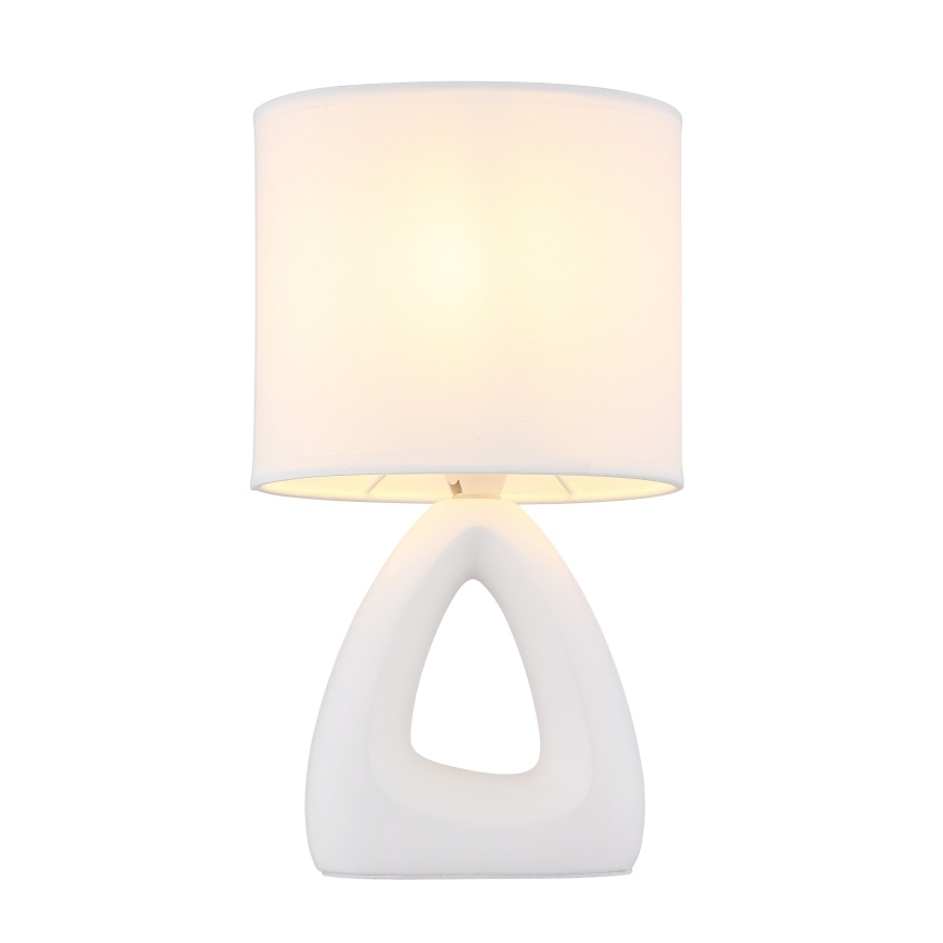 Globo - Galda lampa 1xE14/40W/230V balta