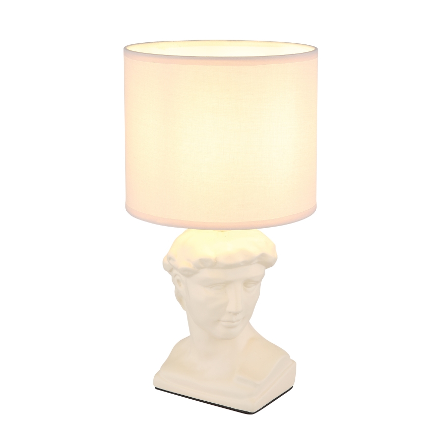 Globo - Galda lampa 1xE14/40W/230V krēmkrāsa