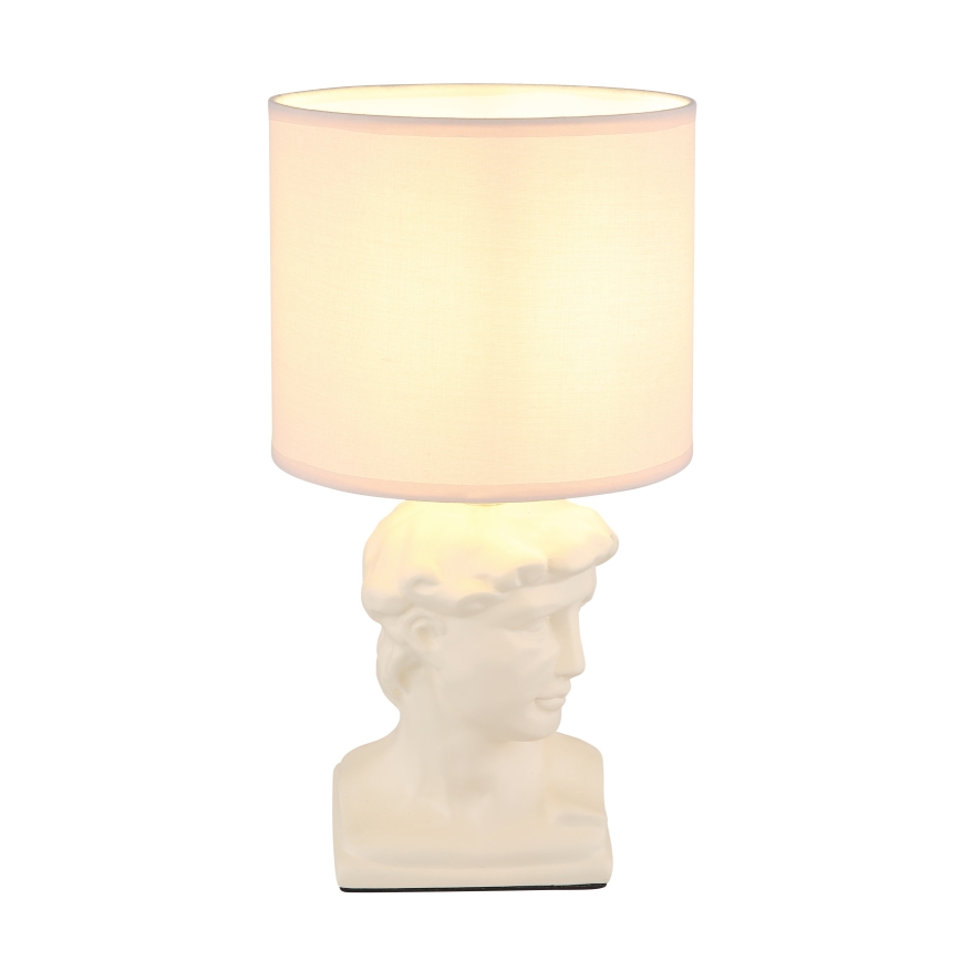 Globo - Galda lampa 1xE14/40W/230V krēmkrāsa