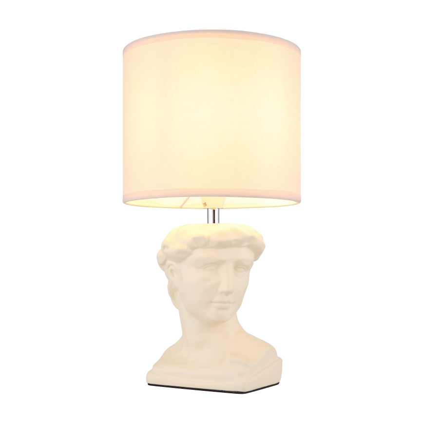 Globo - Galda lampa 1xE14/40W/230V krēmkrāsa
