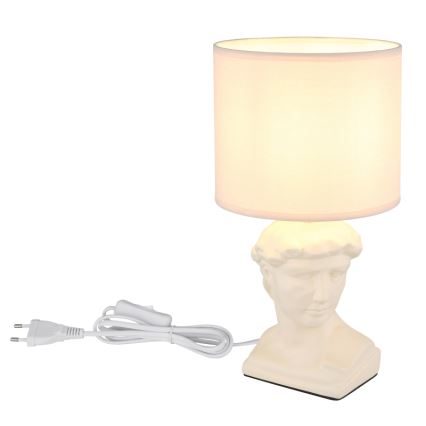 Globo - Galda lampa 1xE14/40W/230V krēmkrāsa