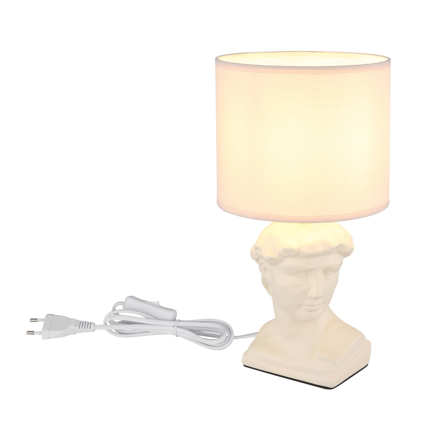 Globo - Galda lampa 1xE14/40W/230V krēmkrāsa