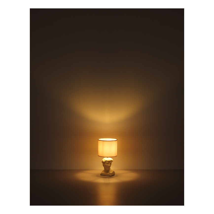Globo - Galda lampa 1xE14/40W/230V krēmkrāsa