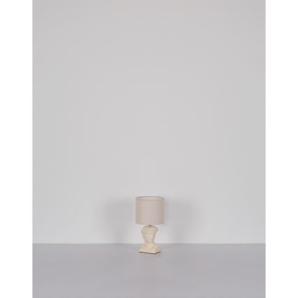 Globo - Galda lampa 1xE14/40W/230V krēmkrāsa