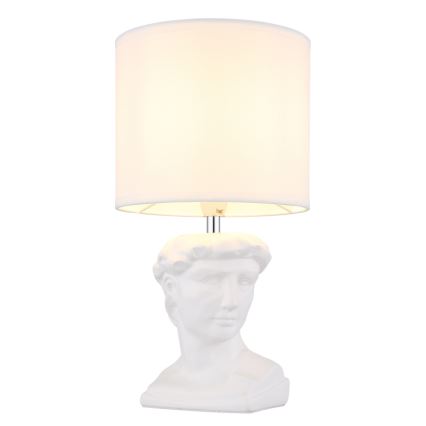 Globo - Galda lampa 1xE14/40W/230V balta
