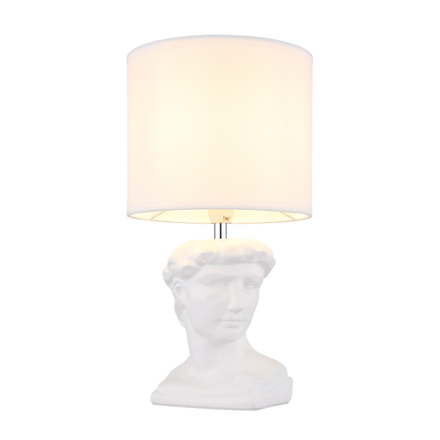 Globo - Galda lampa 1xE14/40W/230V balta
