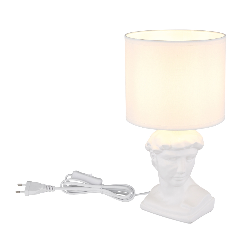 Globo - Galda lampa 1xE14/40W/230V balta