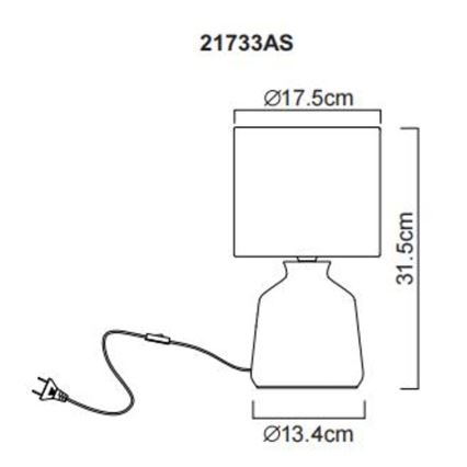 Globo - Galda lampa 1xE14/40W/230V