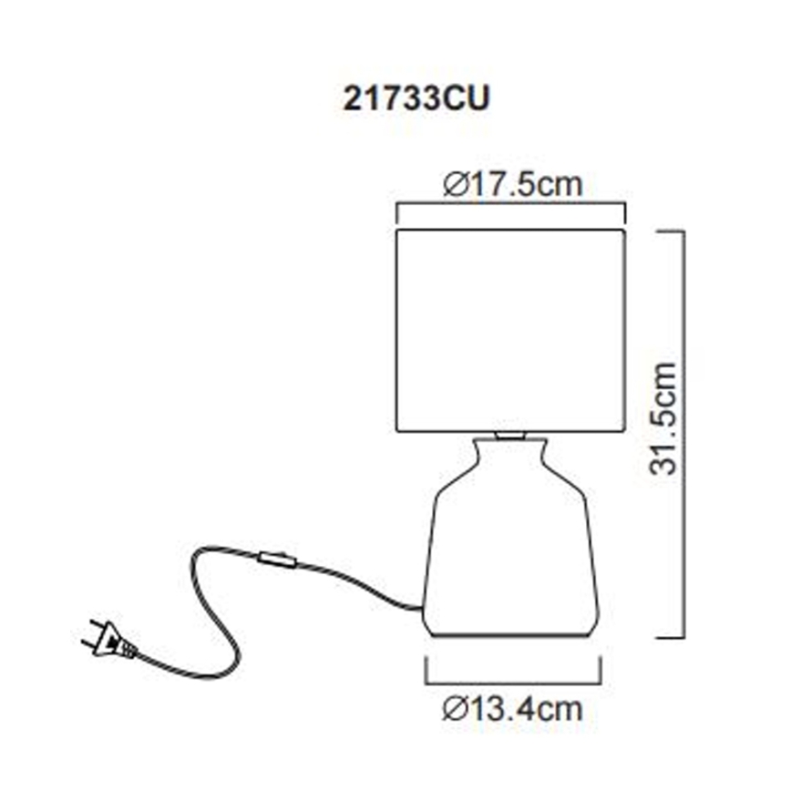 Globo - Galda lampa 1xE14/40W/230V