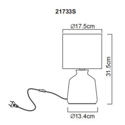 Globo - Galda lampa 1xE14/40W/230V