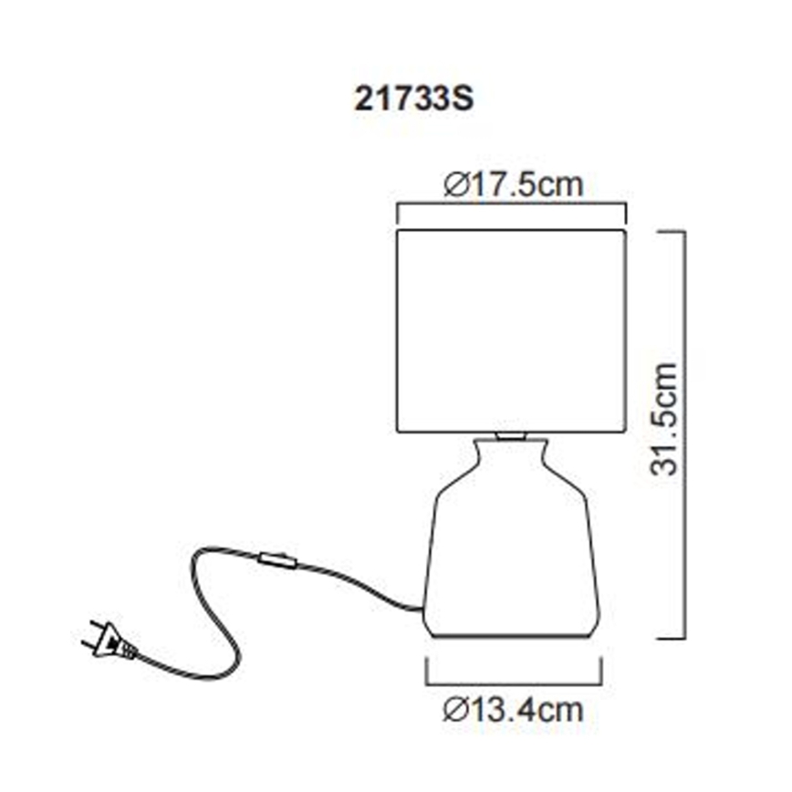 Globo - Galda lampa 1xE14/40W/230V
