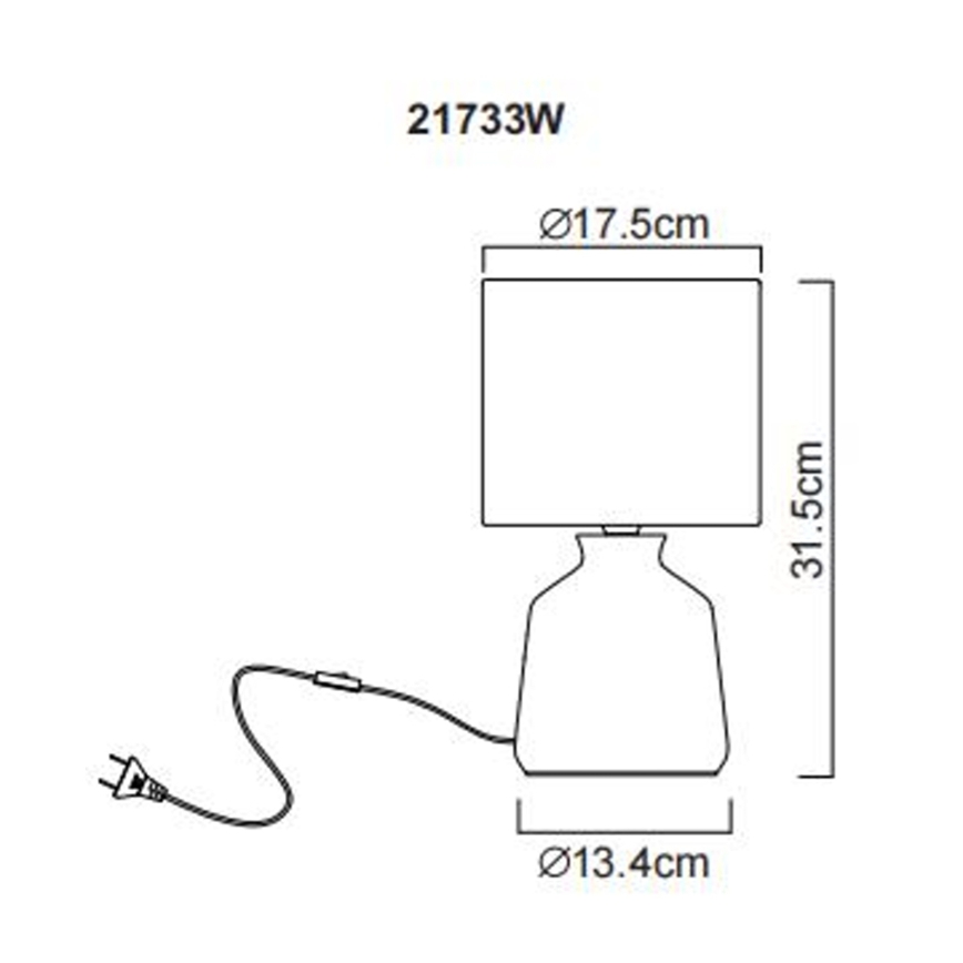 Globo - Galda lampa 1xE14/40W/230V
