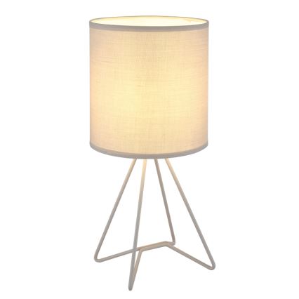 Globo - pelēka galda lampa 1xE14/40W/230V