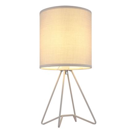Globo - pelēka galda lampa 1xE14/40W/230V