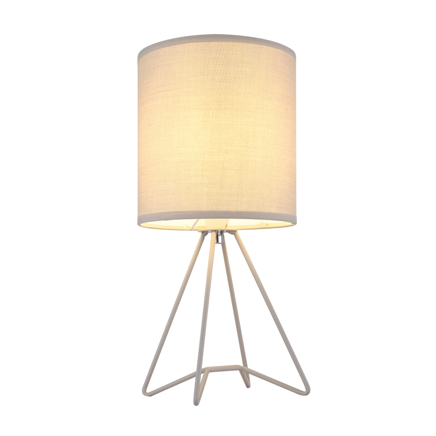 Globo - pelēka galda lampa 1xE14/40W/230V