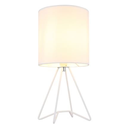 Globo - Balta galda lampa 1xE14/40W/230V