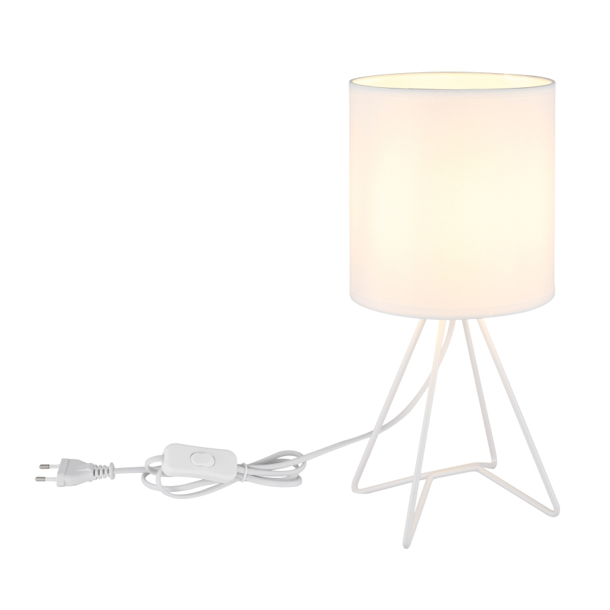 Globo - Balta galda lampa 1xE14/40W/230V