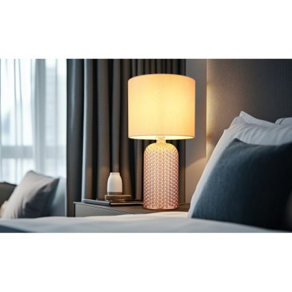 Globo - Galda lampa 1xE27/60W/230V bēša