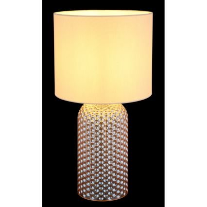 Globo - Galda lampa 1xE27/60W/230V bēša