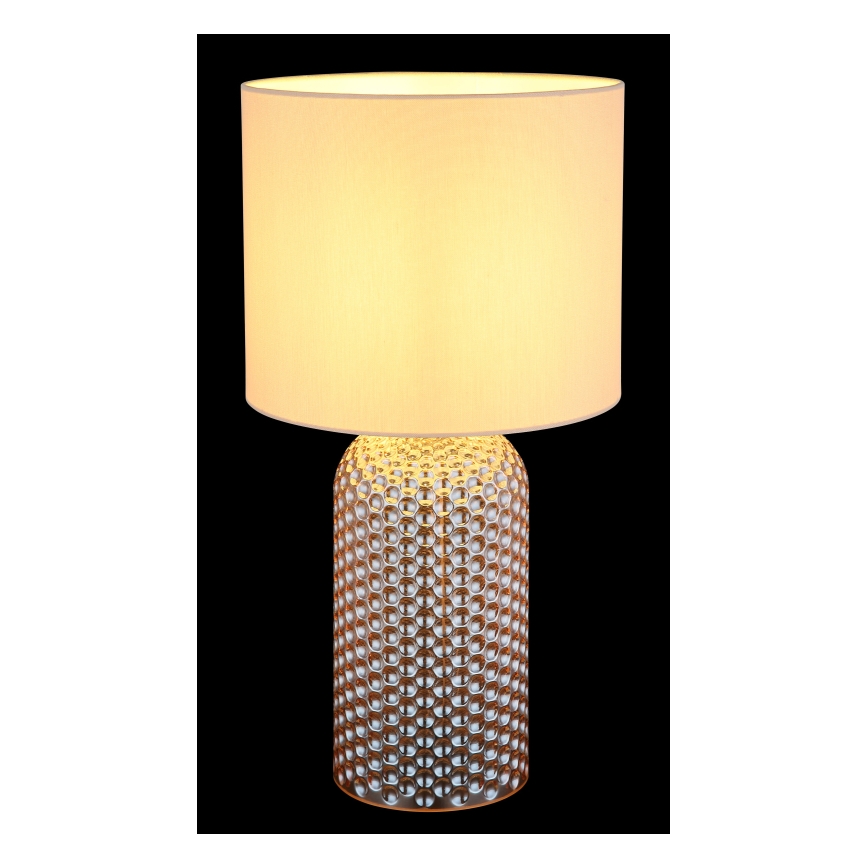 Globo - Galda lampa 1xE27/60W/230V bēša