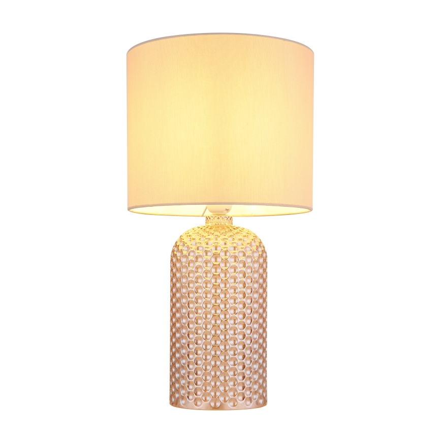 Globo - Galda lampa 1xE27/60W/230V bēša