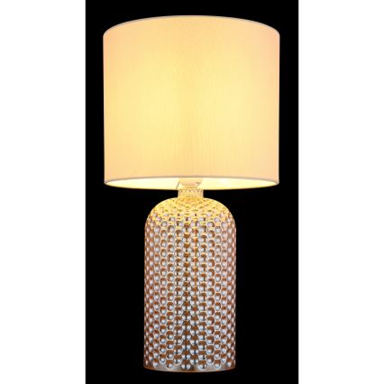 Globo - Galda lampa 1xE27/60W/230V bēša
