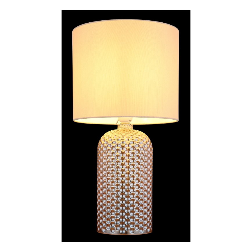 Globo - Galda lampa 1xE27/60W/230V bēša