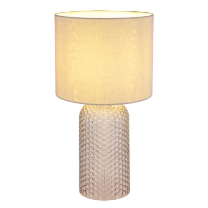 Globo - Galda lampa 1xE27/60W/230V pelēka