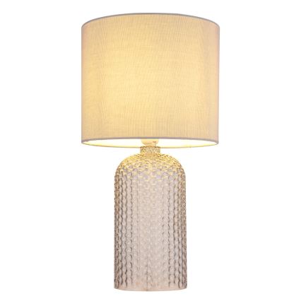 Globo - Galda lampa 1xE27/60W/230V pelēka