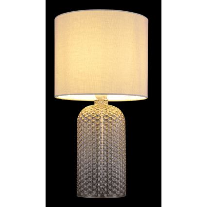 Globo - Galda lampa 1xE27/60W/230V pelēka