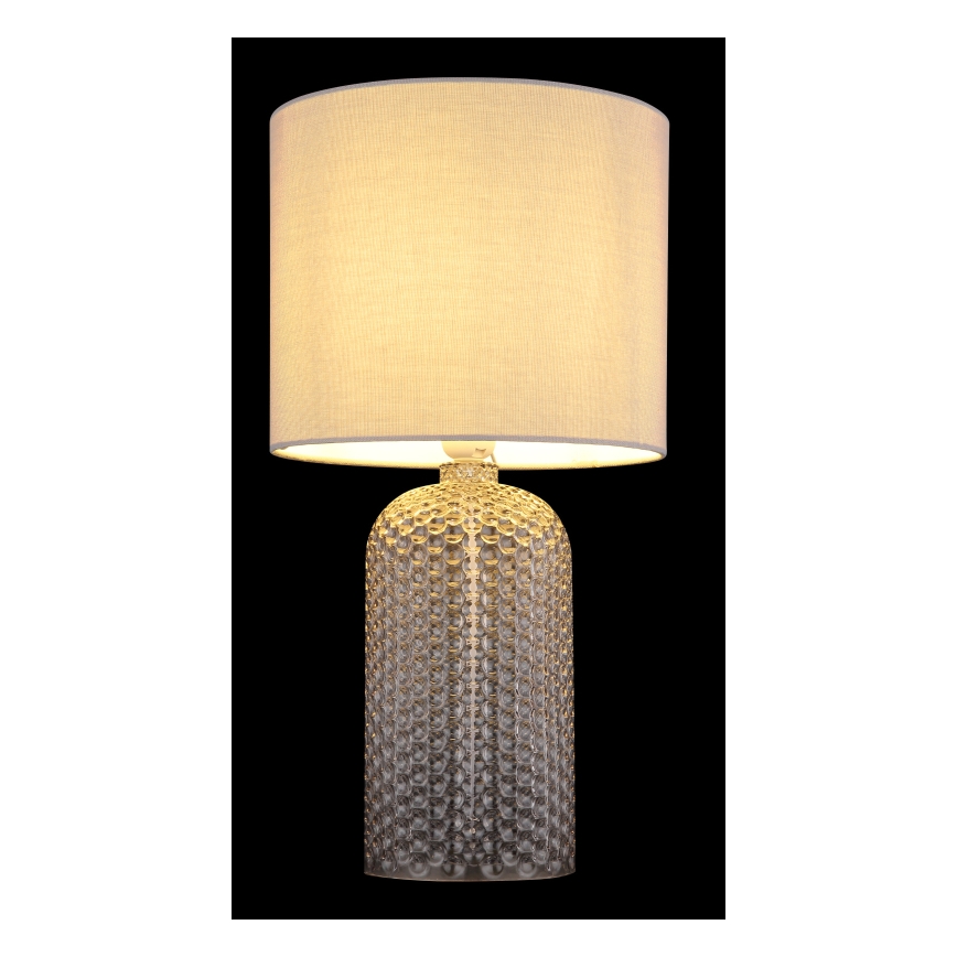 Globo - Galda lampa 1xE27/60W/230V pelēka