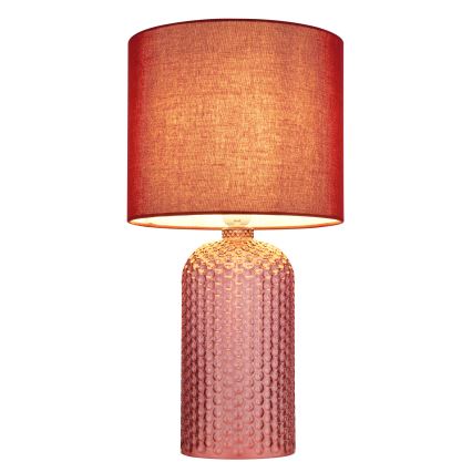 Globo - Galda lampa 1xE27/60W/230V sarkana