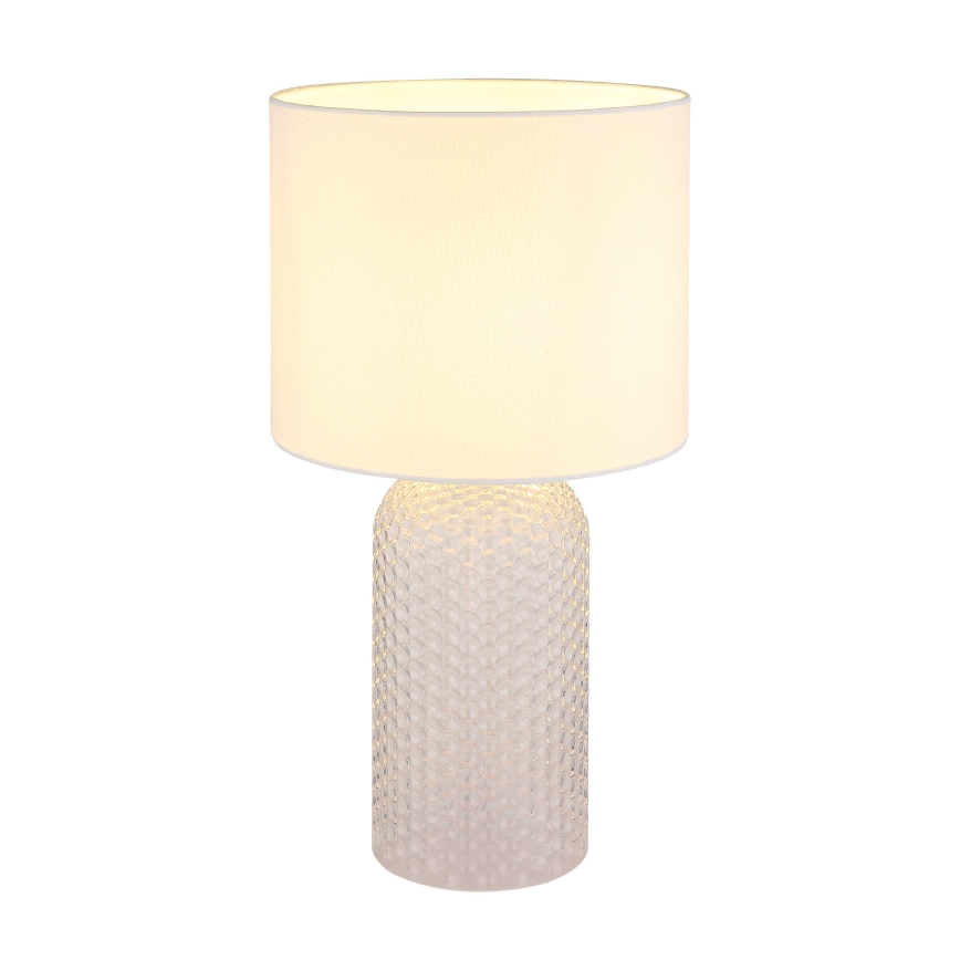 Globo - Galda lampa 1xE27/60W/230V balta