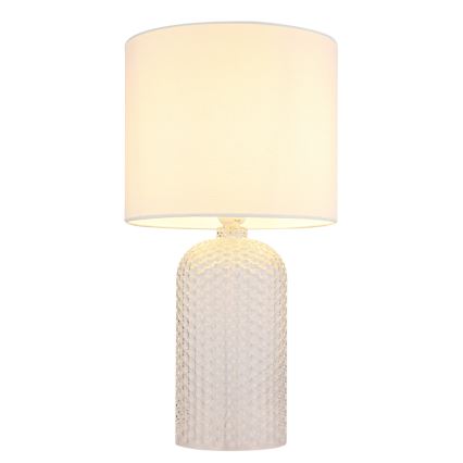 Globo - Galda lampa 1xE27/60W/230V balta