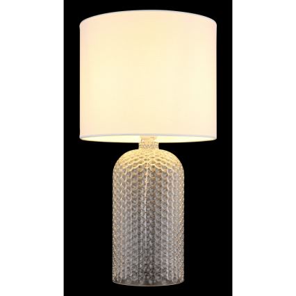 Globo - Galda lampa 1xE27/60W/230V balta