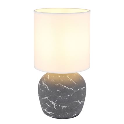 Globo - Galda lampa 1xE14/40W/230V pelēka
