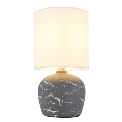 Globo - Galda lampa 1xE14/40W/230V pelēka