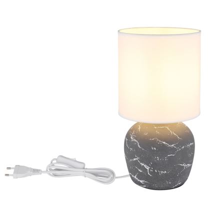 Globo - Galda lampa 1xE14/40W/230V pelēka