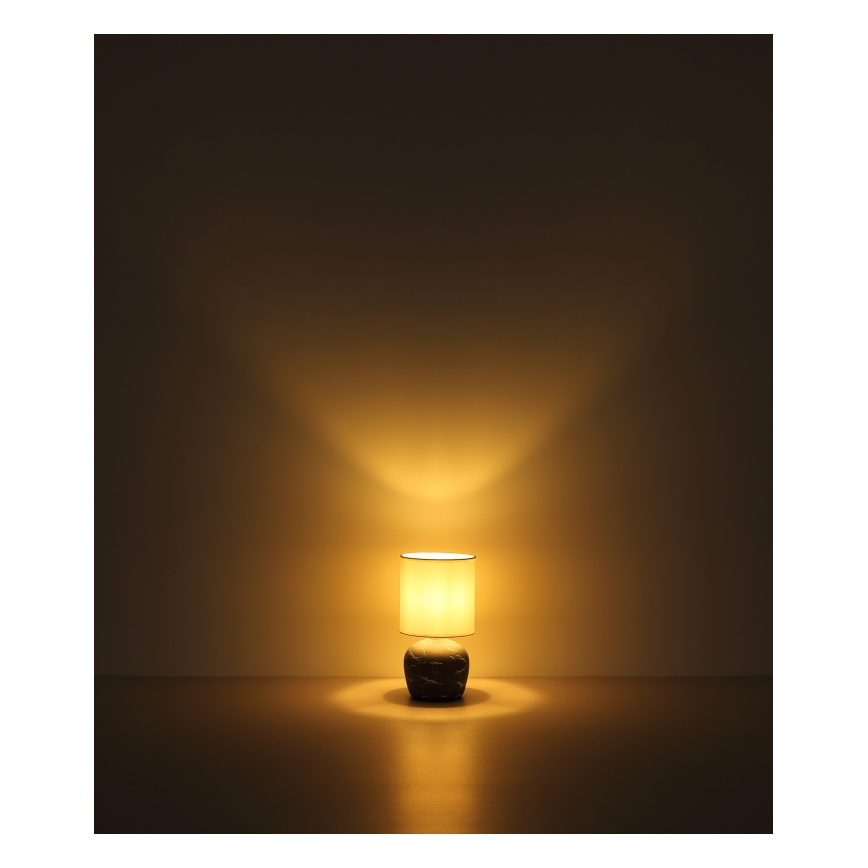 Globo - Galda lampa 1xE14/40W/230V pelēka