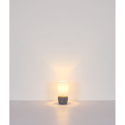Globo - Galda lampa 1xE14/40W/230V pelēka