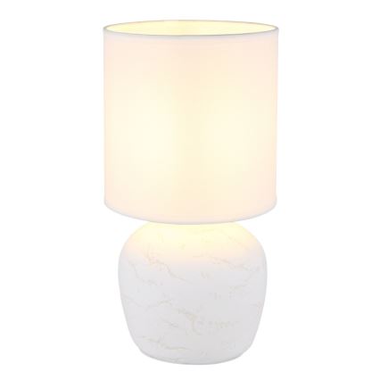 Globo - Galda lampa 1xE14/40W/230V balta