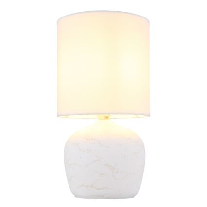 Globo - Galda lampa 1xE14/40W/230V balta