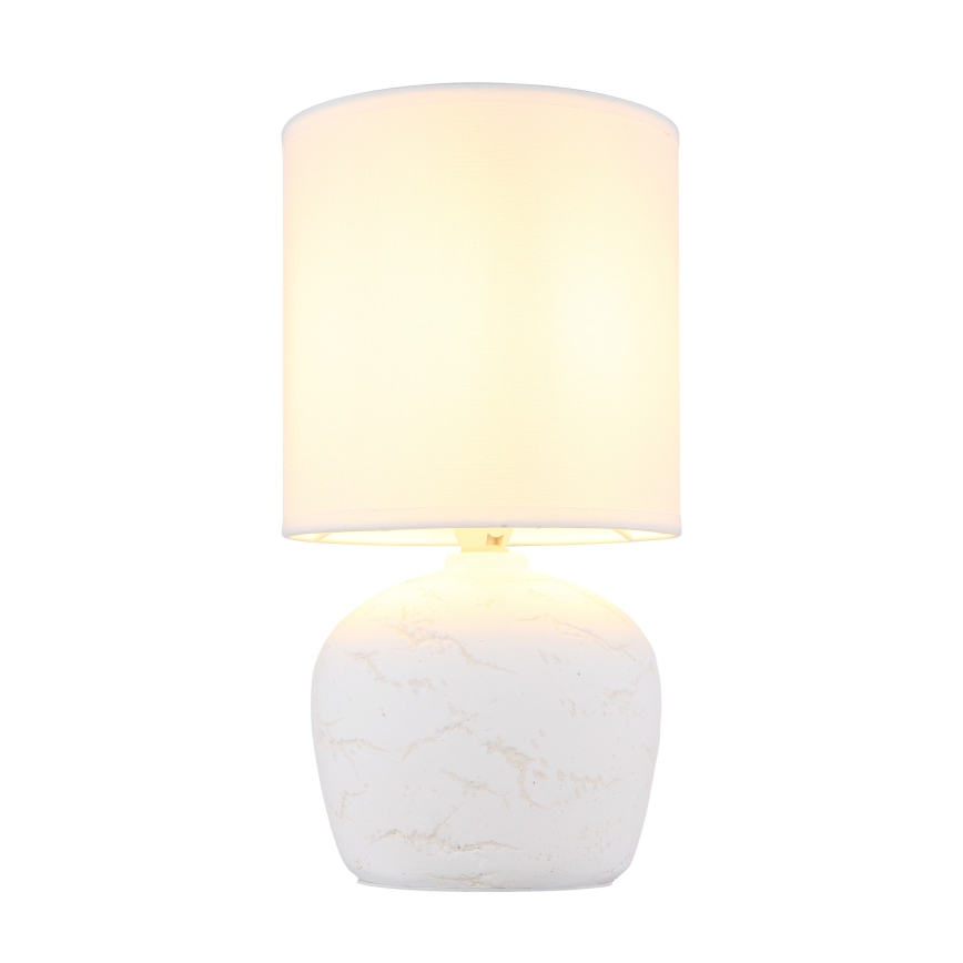 Globo - Galda lampa 1xE14/40W/230V balta
