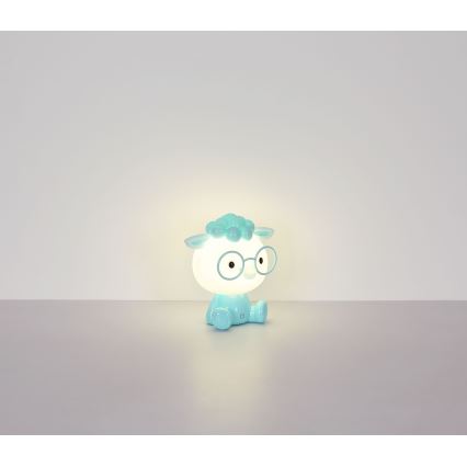 Globo - LED Aptumšojama uzlādējams bērnu nakts lampiņa LED/1W/5V 500 mAh zila