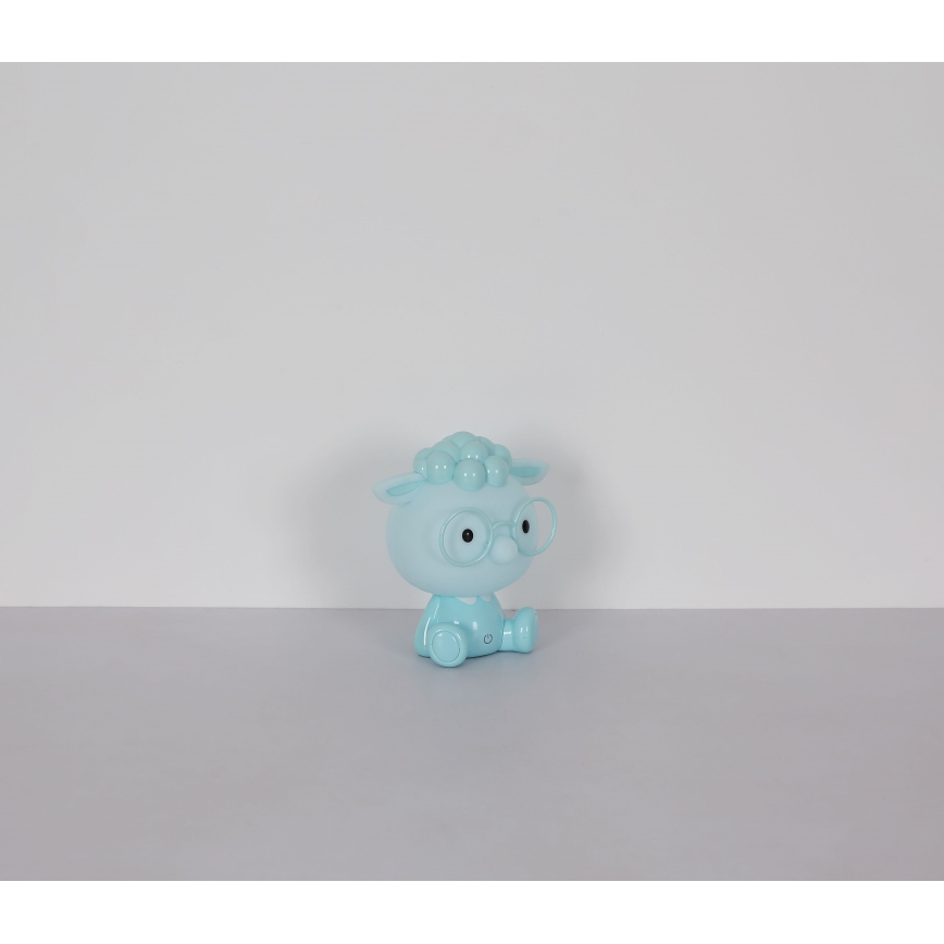 Globo - LED regulējama uzlādējama bērnu nakts lampa LED/1W/5V 500 mAh zila