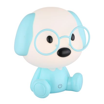 Globo - LED regulējama uzlādējama bērnu nakts lampa LED/1W/5V 500 mAh zila