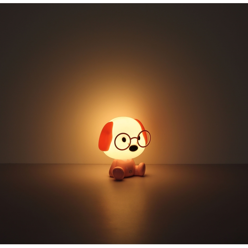 Globo - LED regulējama uzlādējama bērnu nakts lampa LED/1W/5V 500 mAh rozā