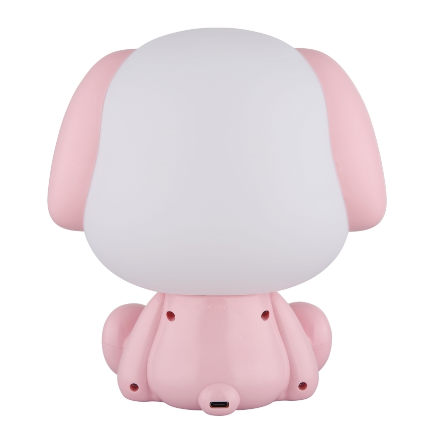 Globo - LED regulējama uzlādējama bērnu nakts lampa LED/1W/5V 500 mAh rozā