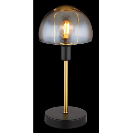 Globo - Galda skārienvadāma lampa 1xE14/25W/230V melna/zelta