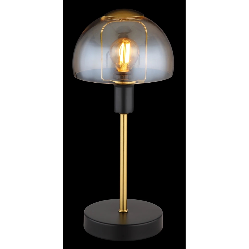 Globo - Galda skārienvadāma lampa 1xE14/25W/230V melna/zelta